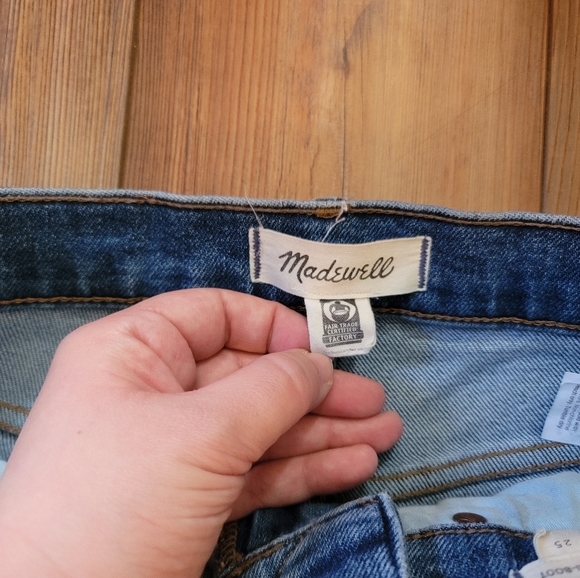 Madewell Slim Demi-Boot Jeans Size 25 - Picture 3 of 12